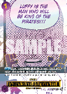 Carte One Piece Luffy Is the Man Who Will Be King of the Pirates!!! OP12-079 R UNNUMBERED PROMOS