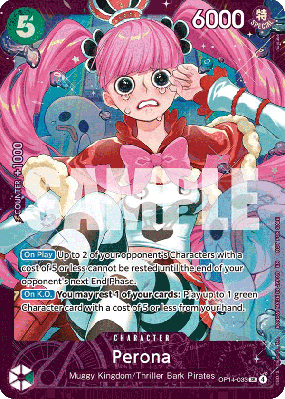 Carte One Piece Perona OP14-033 SR SPECIAL TOURNAMENT PROMOS