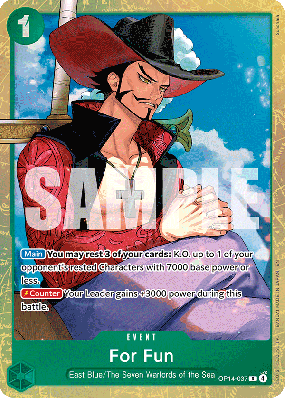 Carte One Piece For Fun OP14-037 R PREMIUM BANDAI PRODUCTS