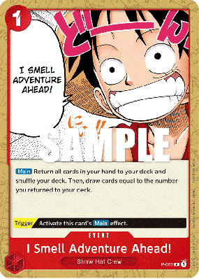 Carte One Piece I Smell Adventure!!! P-002 P PROMOS