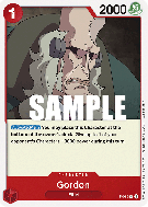 Carte One Piece Gordon P-013 P PROMOS