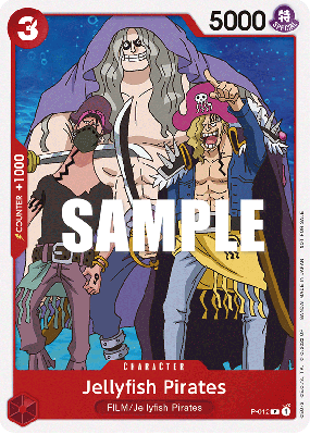 Carte One Piece Jellyfish Pirates P-012 P PROMOS