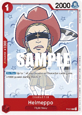 Carte One Piece Helmeppo P-020 P PROMOS