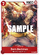 Carte One Piece Benn Beckman P-021 P PROMOS