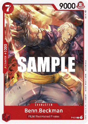 Carte One Piece Benn Beckman P-021 P PROMOS