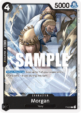 Carte One Piece Morgan P-026 P PROMOS
