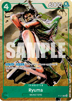 Carte One Piece Ryuma P-072 P PROMOS