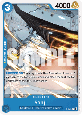 Carte One Piece Sanji P-068 P PROMOS