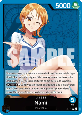 Carte One Piece Nami P-117 P PROMOS