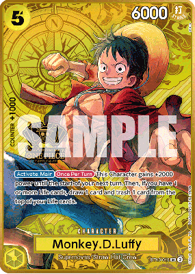 Carte One Piece Monkey D. Luffy ST13-015 SR PREMIUM BANDAI PRODUCTS