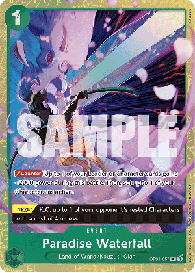Carte One Piece Paradise Waterfall OP01-057 UC UNNUMBERED PROMOS