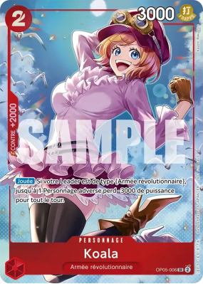 Carte One Piece Koala OP05-006 SR UNNUMBERED PROMOS