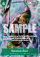 Carte One Piece Roronoa Zoro OP13-037 R PREMIUM BANDAI PRODUCTS