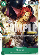 Carte One Piece Shanks ST16-004 SR UNNUMBERED PROMOS
