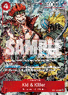 Carte One Piece Kid & Killer EB01-003 R PROMO 2