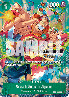 Carte One Piece Scratchmen Apoo EB01-015 R PROMO 3
