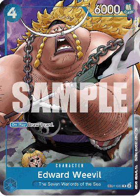 Carte One Piece Edward Weevil EB01-023 R PROMO