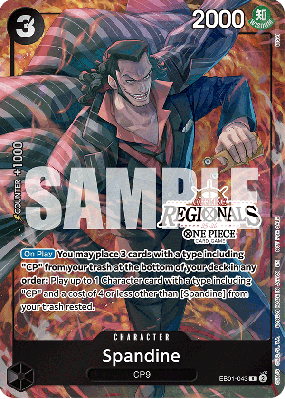 Carte One Piece Spandine EB01-043 R PROMO 1
