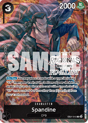 Carte One Piece Spandine EB01-043 R PROMO 2