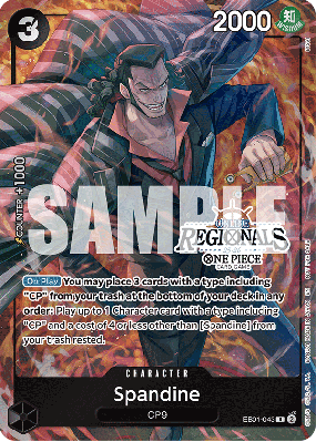 Carte One Piece Spandine EB01-043 R PROMO 4