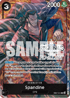 Carte One Piece Spandine EB01-043 R PROMO 5