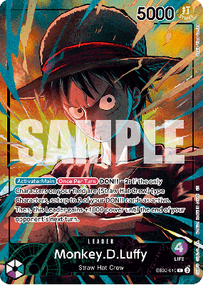 Carte One Piece Monkey D. Luffy EB02-010 L PROMO 2