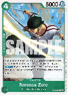 Carte One Piece Roronoa Zoro EB02-019 R PROMO 1