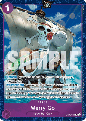 Carte One Piece Merry Go EB02-041 R PROMO