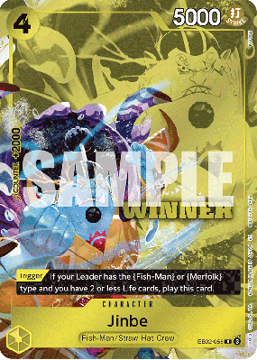 Carte One Piece Jinbe EB02-055 R PROMO 2