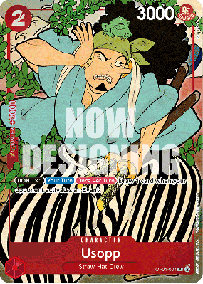 Carte One Piece Usopp OP01-004 R PROMO