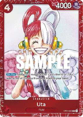 Carte One Piece Uta OP01-005 R PROMO 1