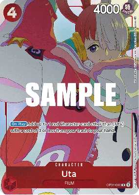 Carte One Piece Uta OP01-005 R PROMO 2