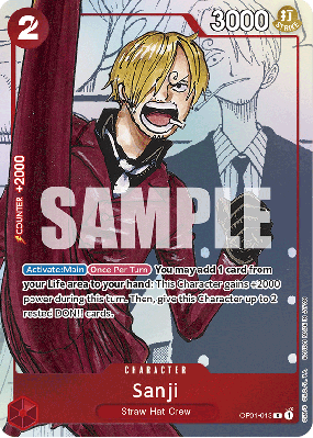 Carte One Piece Sanji OP01-013 R PROMO 1