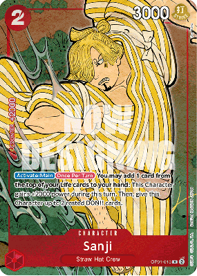Carte One Piece Sanji OP01-013 R PROMO 3
