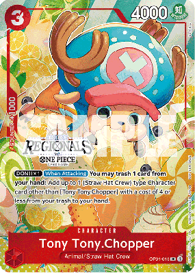 Carte One Piece Tony Tony Chopper OP01-015 UC PROMO