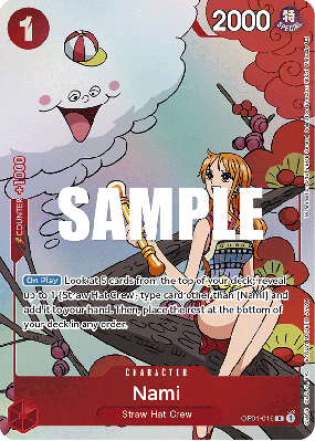 Carte One Piece Nami OP01-016 R PROMO 2