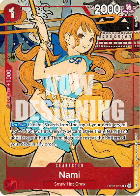 Carte One Piece Nami OP01-016 R PROMO 3