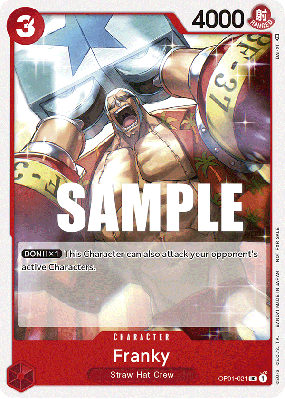 Carte One Piece Franky OP01-021 UC PROMO 2