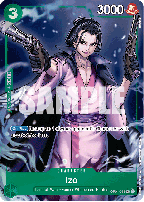 Carte One Piece Izo OP01-033 UC PROMO 2