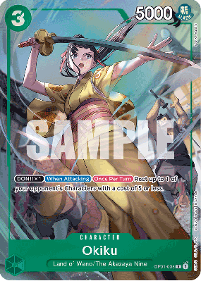 Carte One Piece Okiku OP01-035 R PROMO 2
