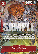 Carte One Piece Curly Dadan OP02-005 UC PROMO 1
