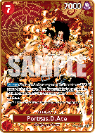Carte One Piece Portgas D. Ace OP02-013 SR PROMO