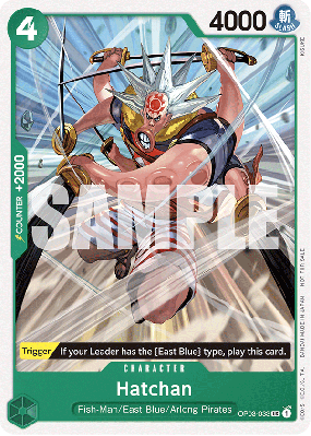 Carte One Piece Hatchan OP03-033 UC PROMO