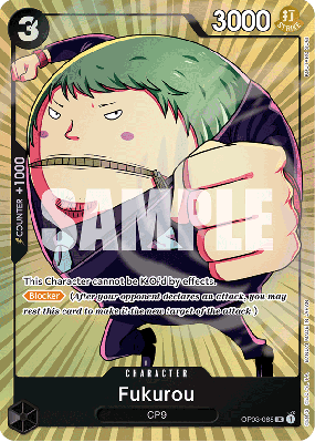 Carte One Piece Fukurou OP03-088 UC PROMO 2