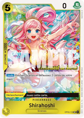 Carte One Piece Shirahoshi OP03-116 UC PROMO 2
