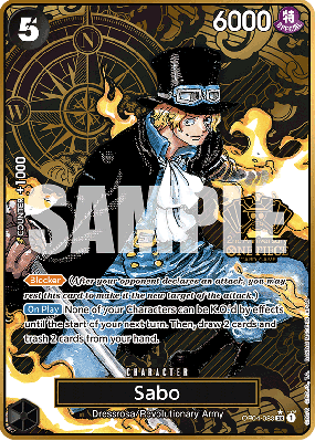 Carte One Piece Sabo OP04-083 SR PROMO 2