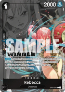Carte One Piece Rebecca OP04-092 R PROMO 2