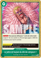 Carte One Piece La justice est toujours du côté des vainqueurs !! OP05-037 R PROMO 2