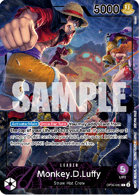 Carte One Piece Monkey D. Luffy OP05-060 L PROMO