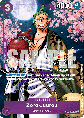 Carte One Piece Zoro-Juurou OP05-067 R PROMO 3